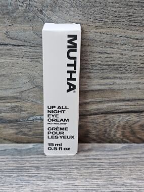MUTHA Up All Night Eye Cream 0.5 fl oz 15 mL Full Size NEW IN BOX